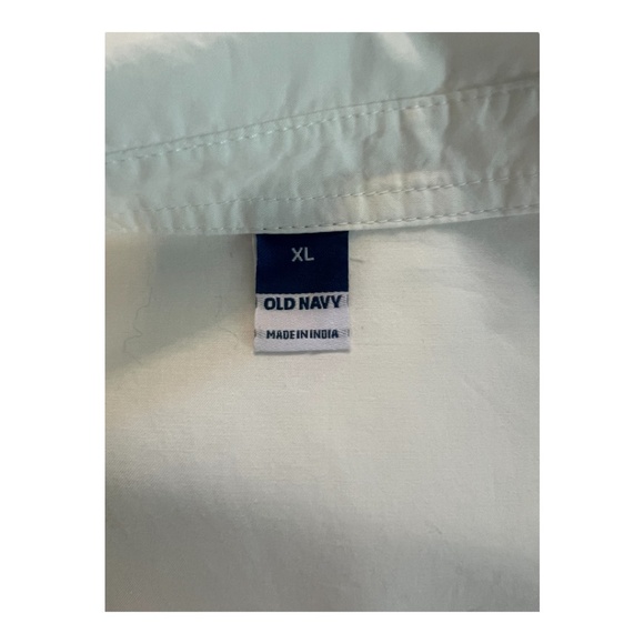 π EUC OLD NAVY White Button Up Shirt Dress | Size XL - Picture 7 of 10